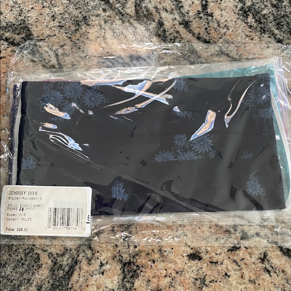 Johnny Was Embroidered Face Masks